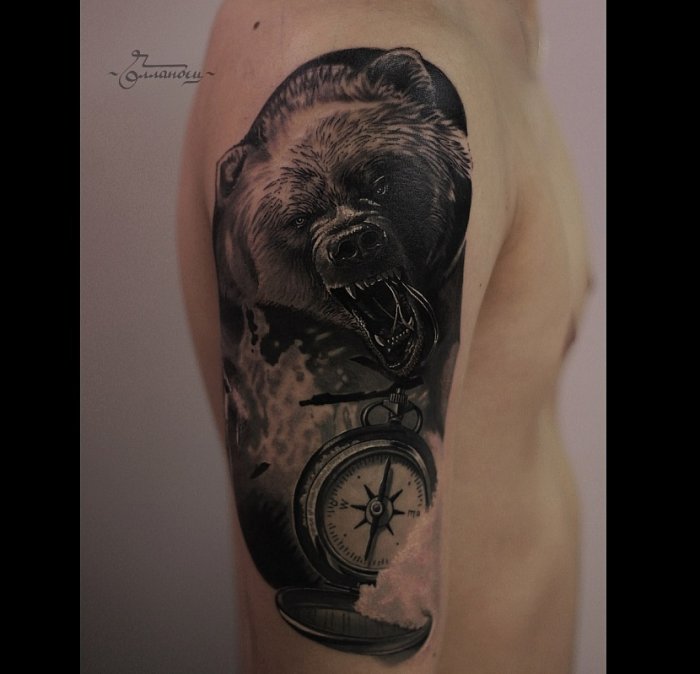 Медоед Татуировка