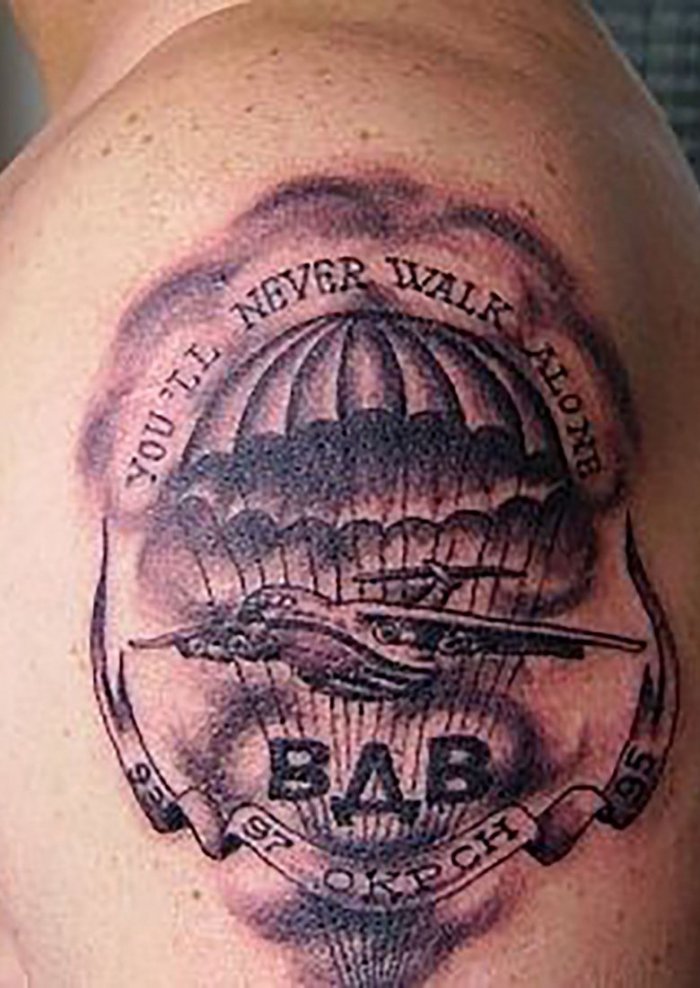 Тату ВДВ 106 ВДД