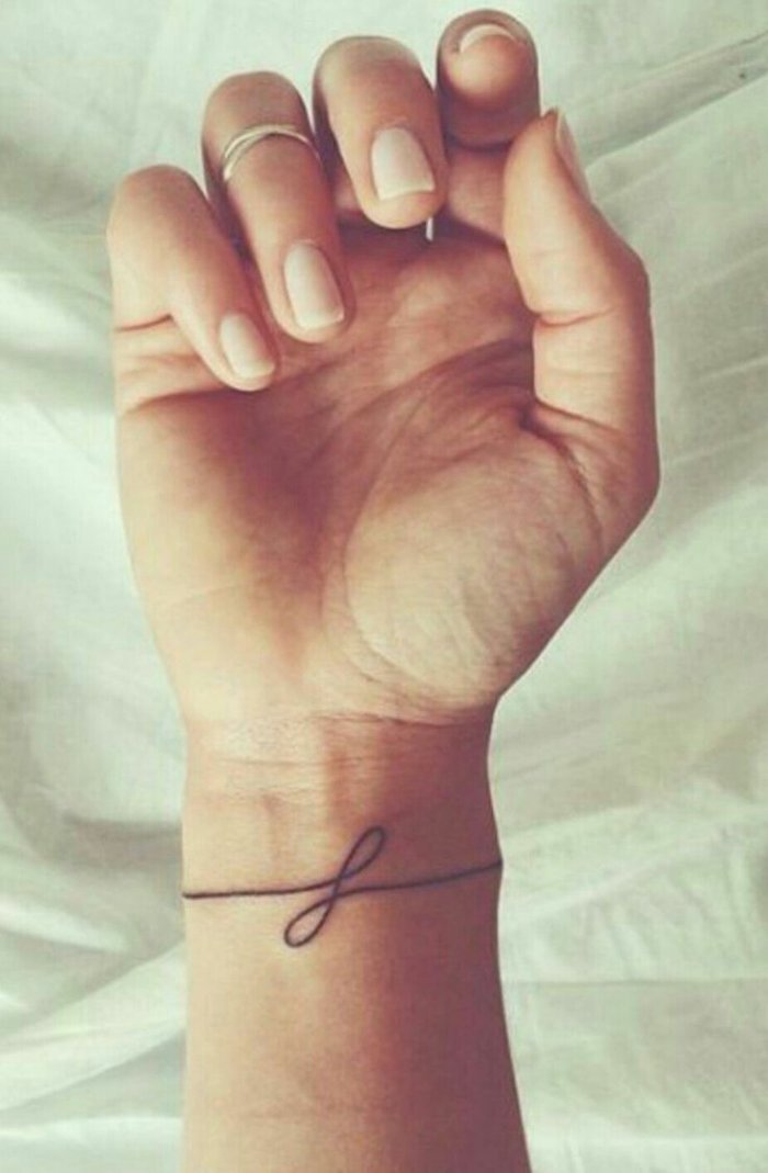 Тату на запястье