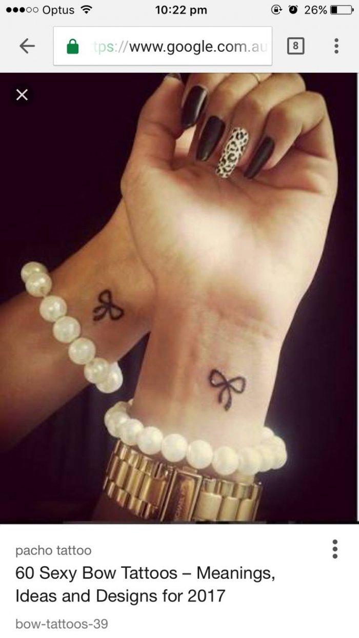 Женские тату нащапястте