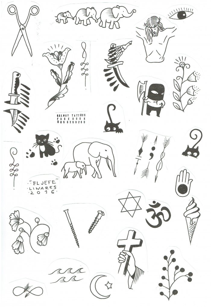 Эскиз маленькой тату для мужчин