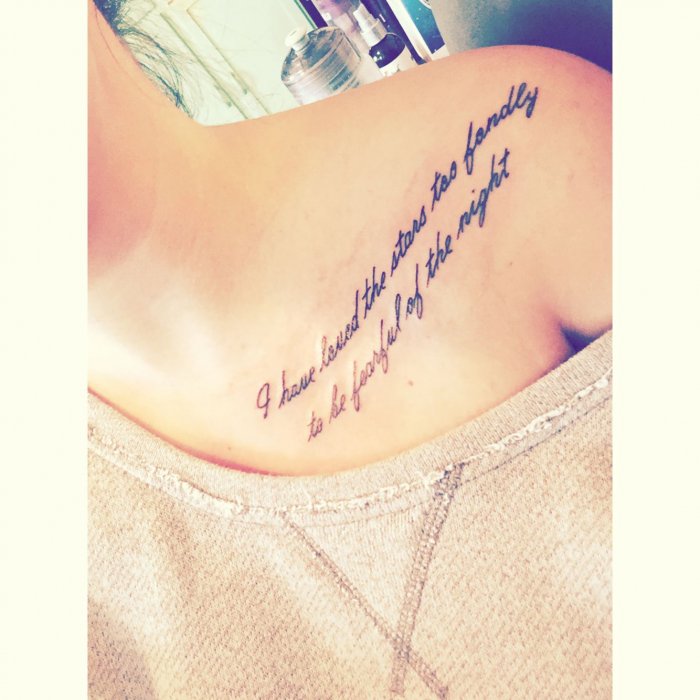 Тату надписи на руке