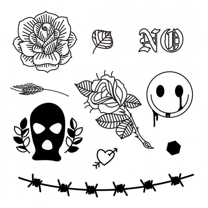 Эскиз маленькой тату для мужчин