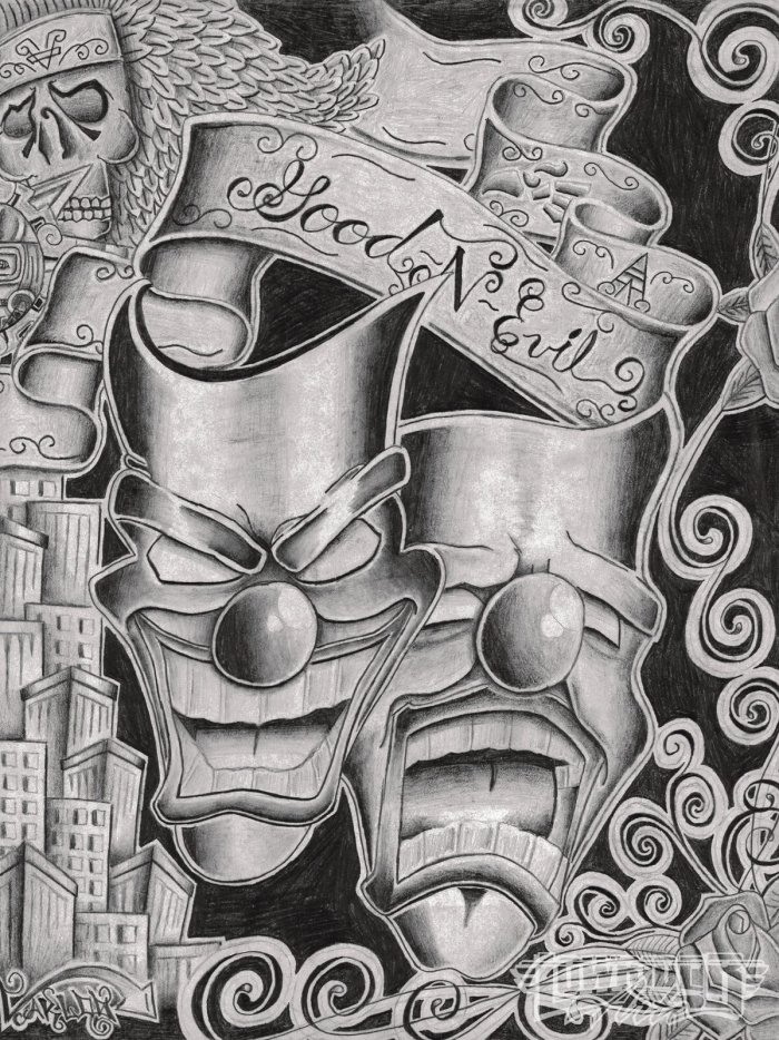 Чикано тату эскизы мужские