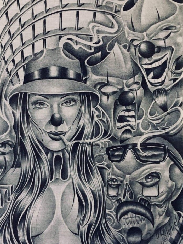 Чикано тату эскизы