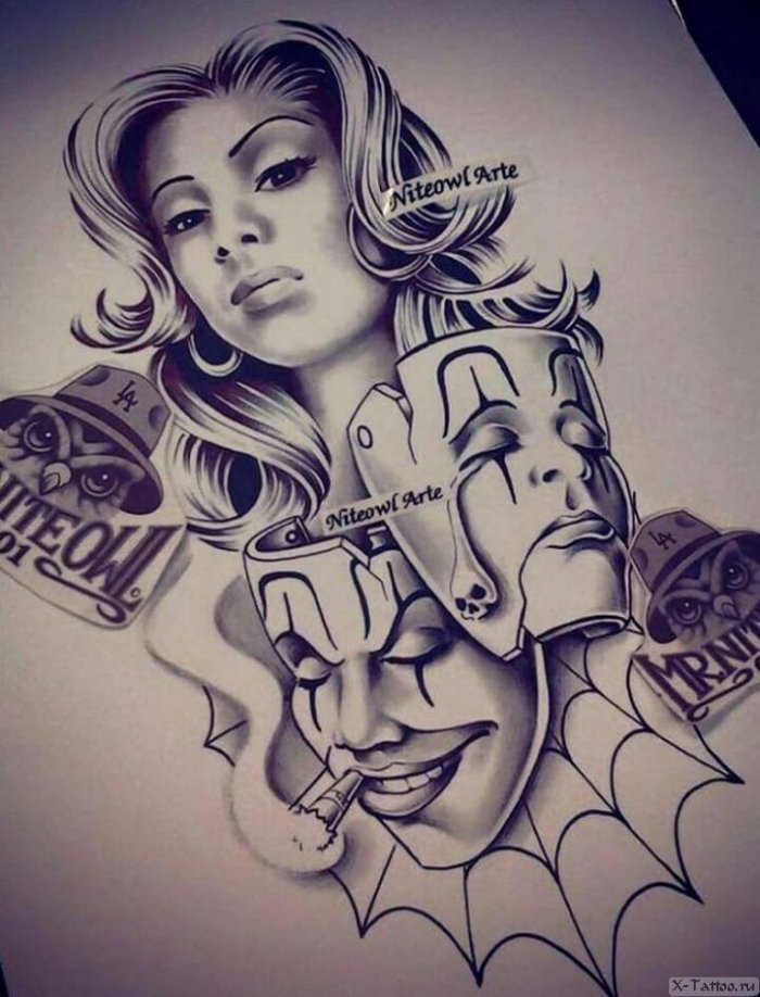 Чикано эскизы