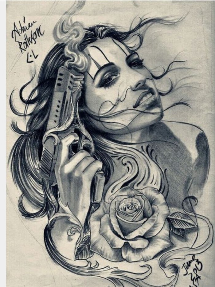 Татуировки Чикано эскизы