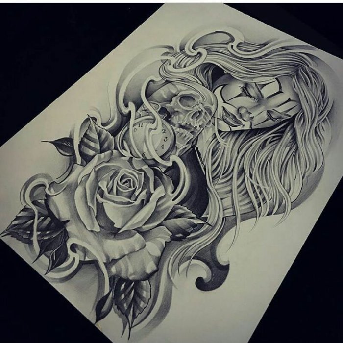 Мексиканские тату Чикано