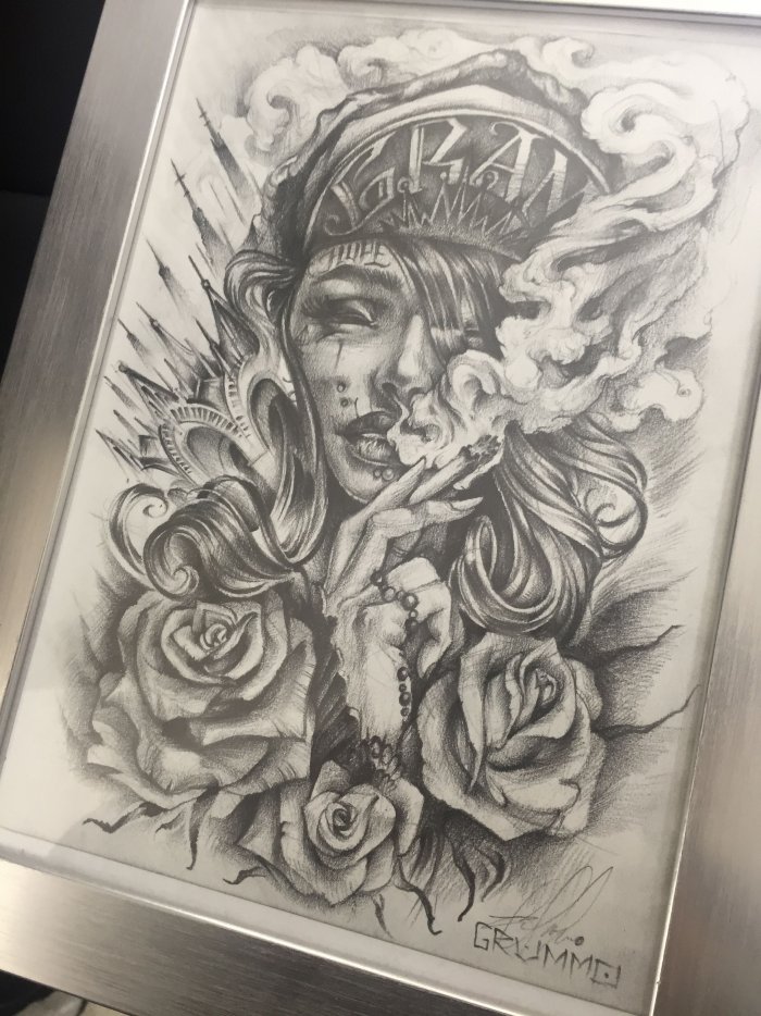 Chicano стиль тату