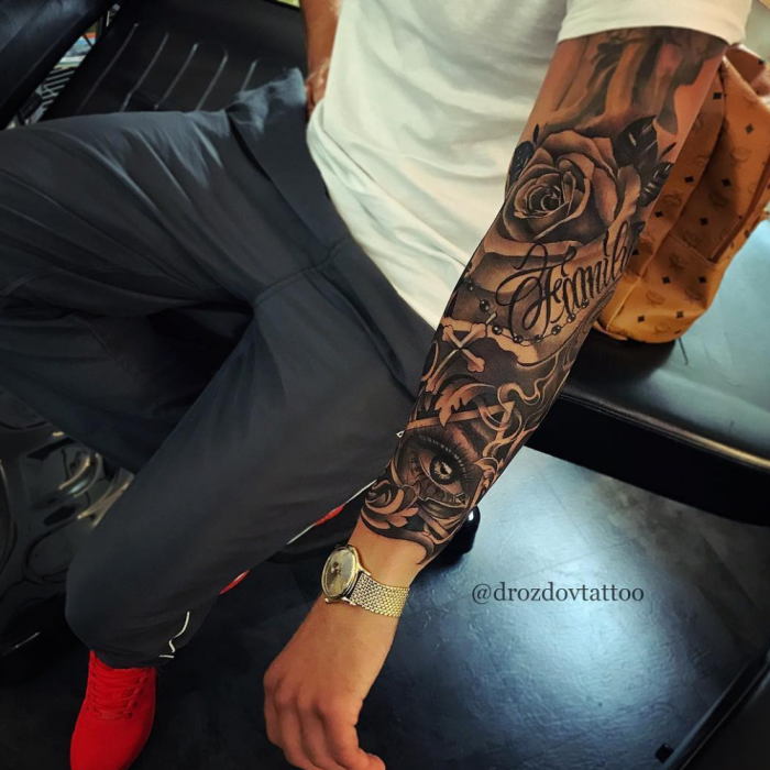 Тату на руке