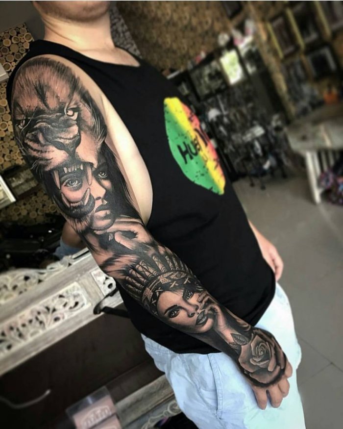 Забитый рукав