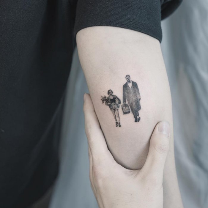 Тату Минимализм женские