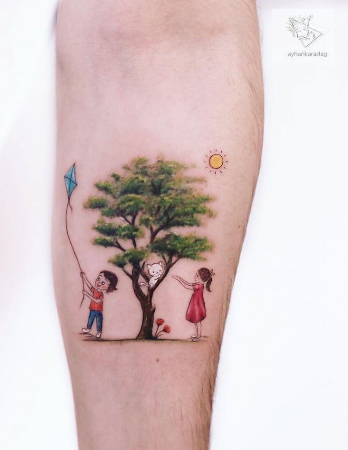 Тату Минимализм