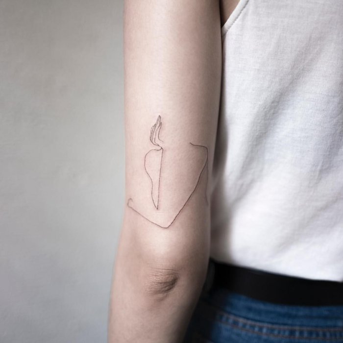 Тату Минимализм