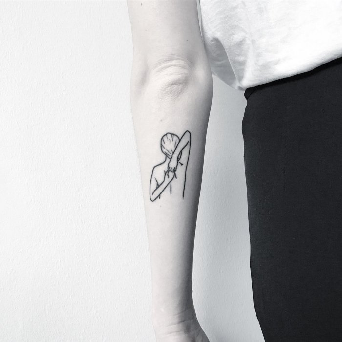 Красивые небольшие тату для девушек