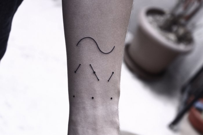 Мини тату для девушек