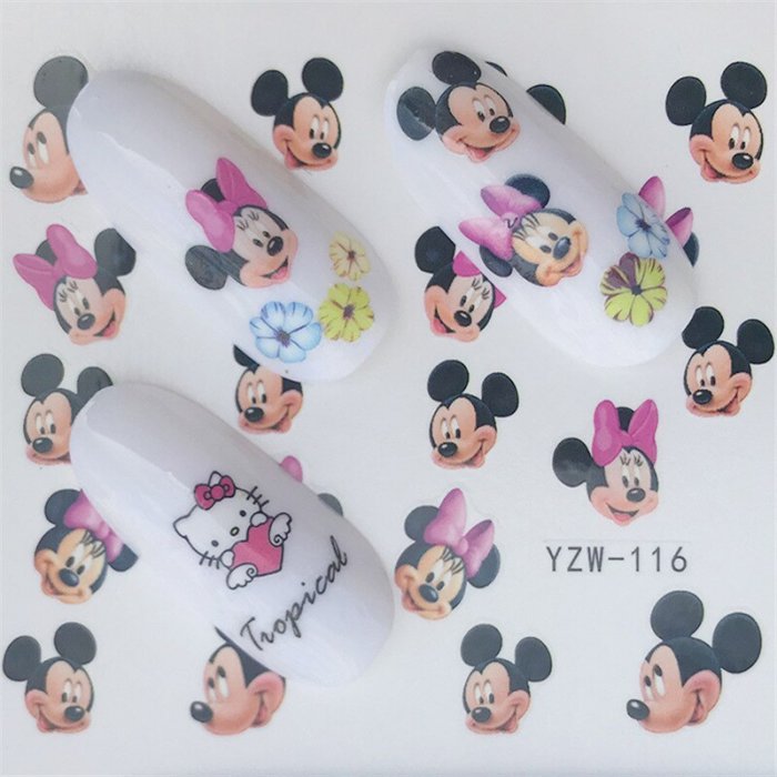 Слайдеры для ногтей Микки Маус