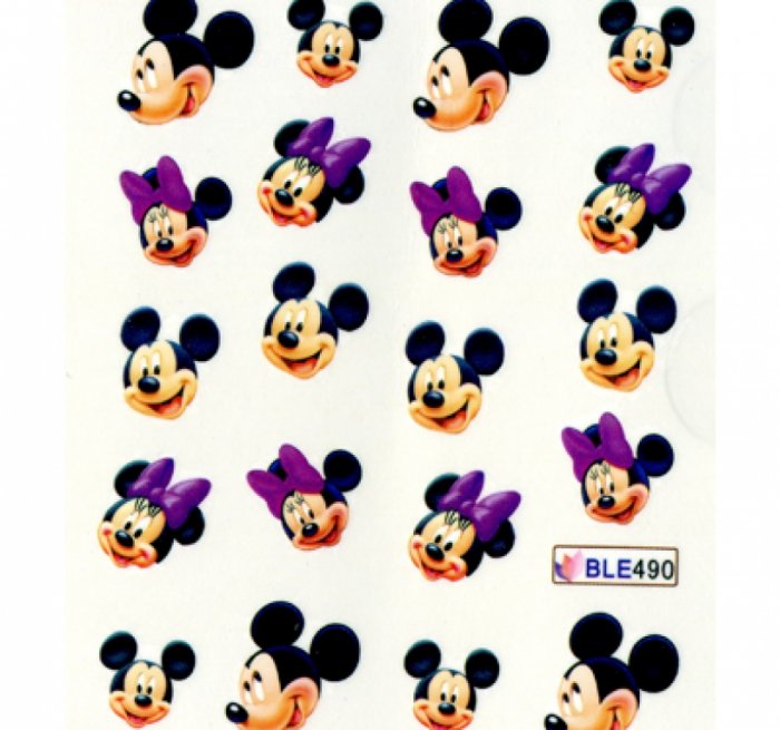 Слайдеры для ногтей Микки Маус