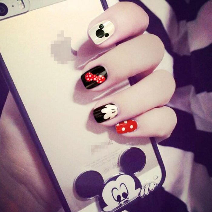Слайдеры Микки для ногтей