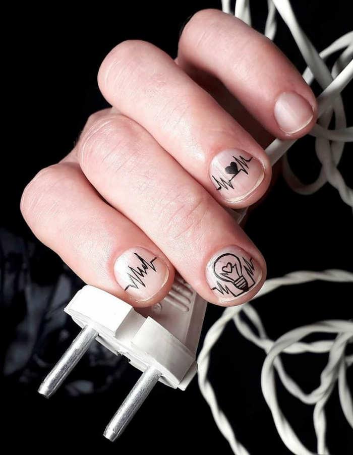 Ногти мужские маникюр