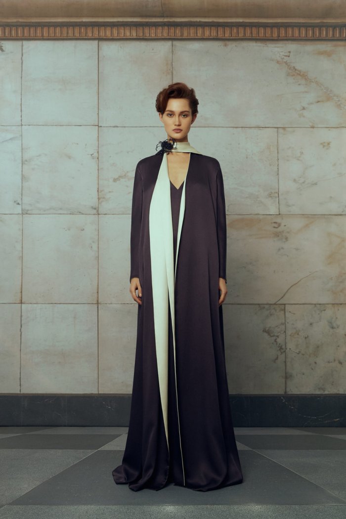 Осенние длинные платья от Elie Saab Кутюр 2020