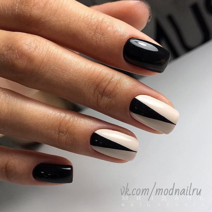 Шеллак черно белый