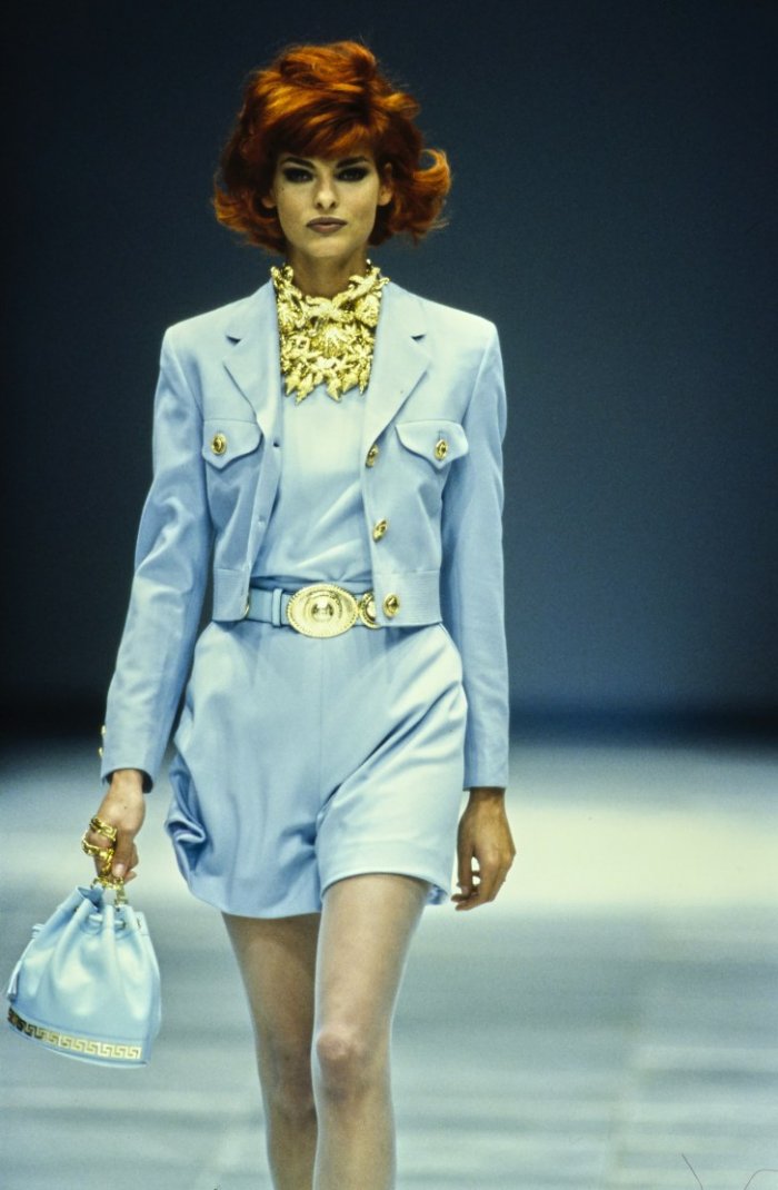 Супермодели 90-х на показе Версаче