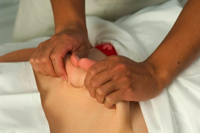 Массаж живота для похудения