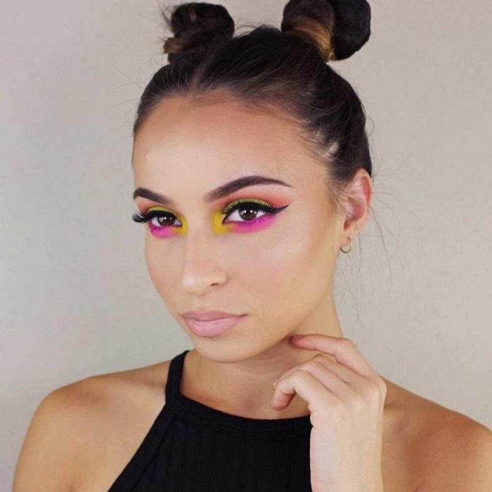 Спортивный макияж глаз