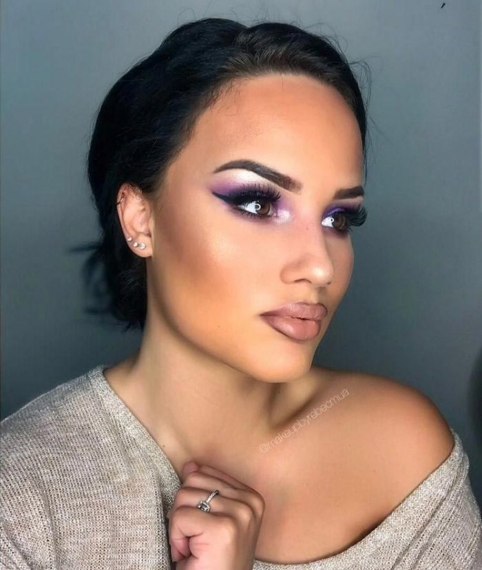 Спортивный макияж глаз