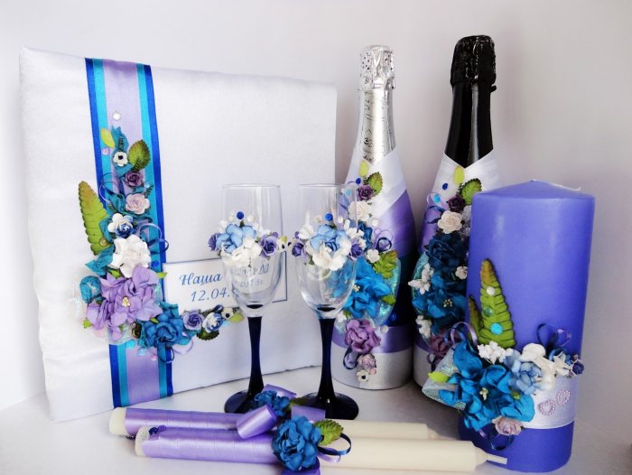 Свадебный набор аксессуаров