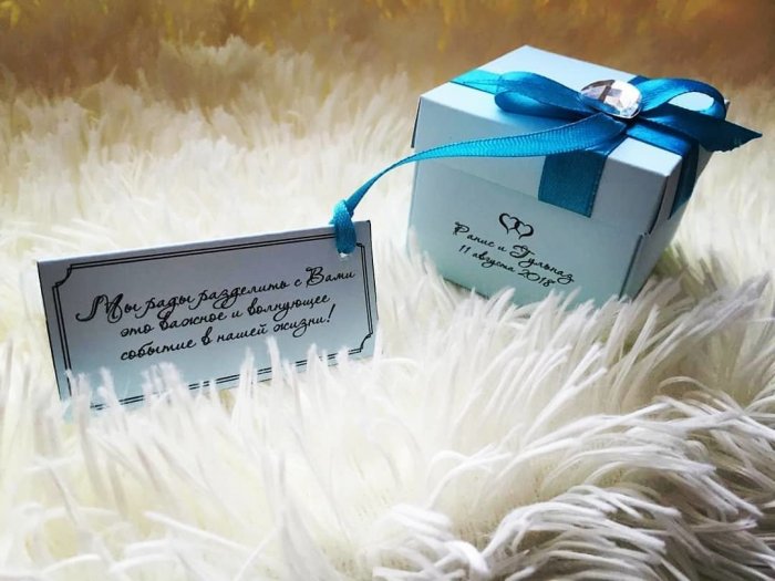 Коробочки бонбоньерки