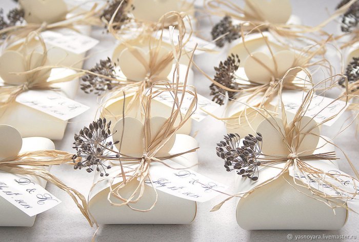 Бонбоньерки на свадьбу