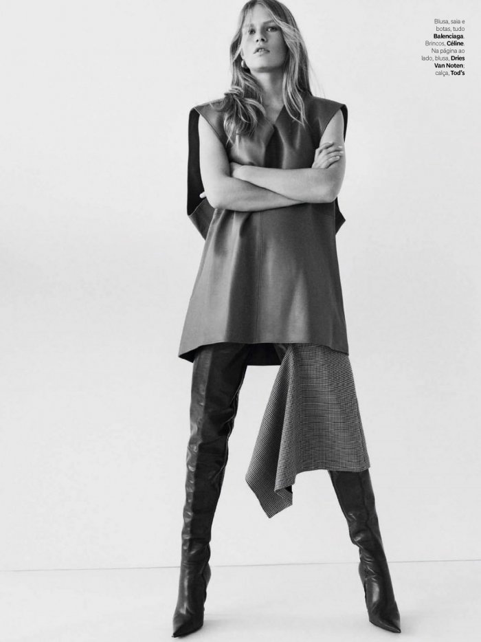 Анна Мерц модель Vogue