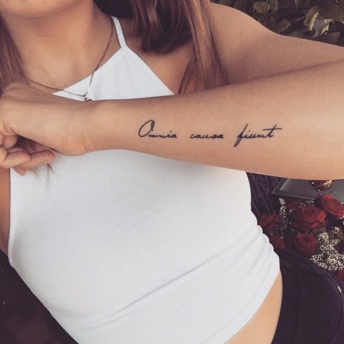 Тату надписи