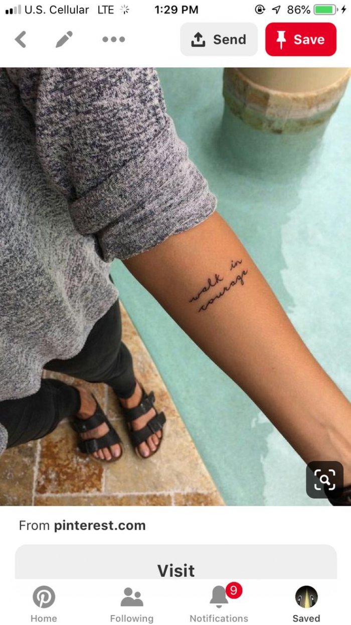 Красивые надписи на руке