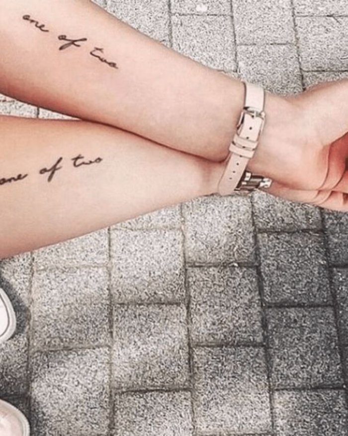 Тату надписи