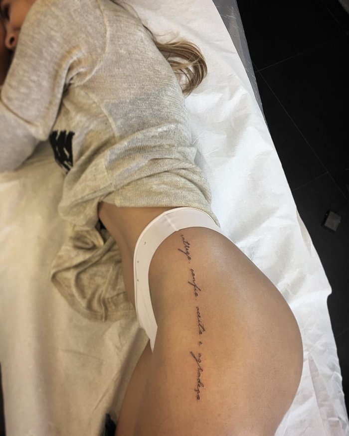 Тату надписи на латыни