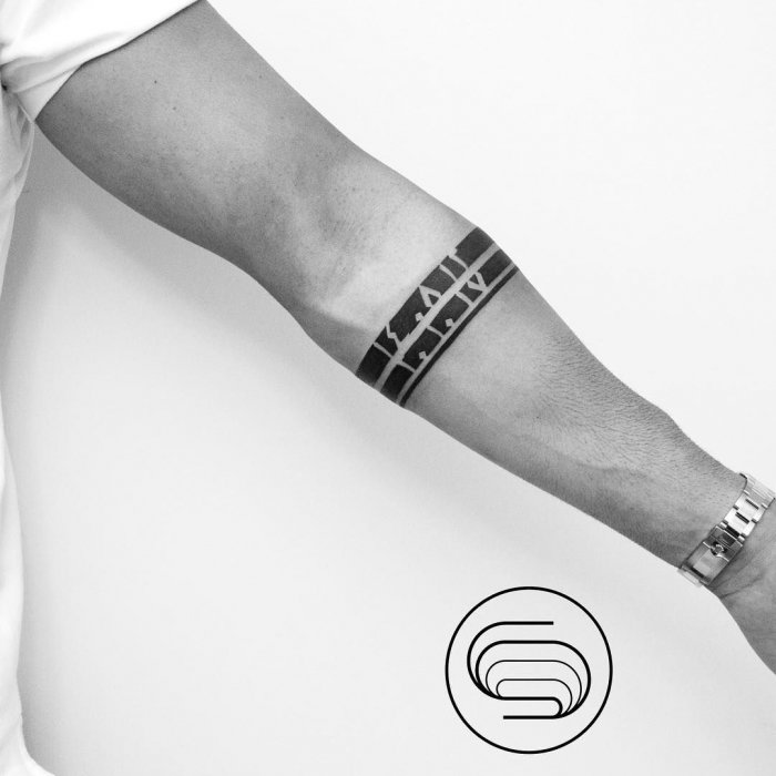 Тату на руке мужские