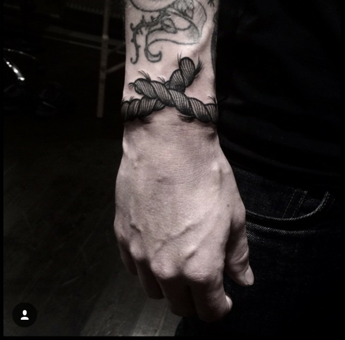 Татуировки на запястье мужские