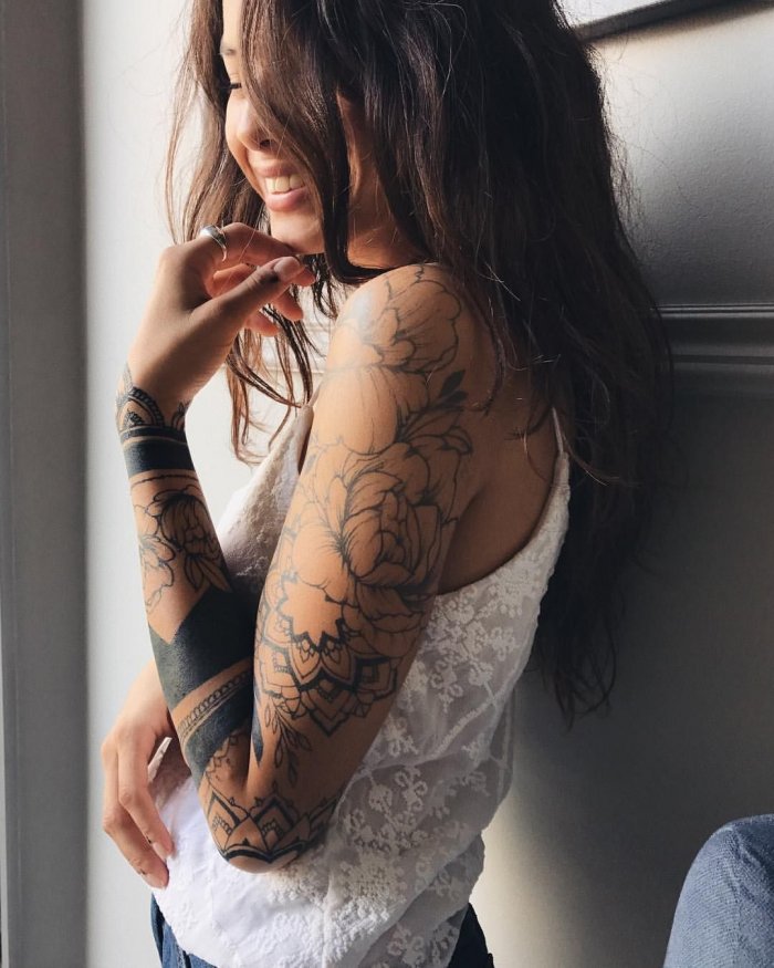 Красивые тату для девушек на руке