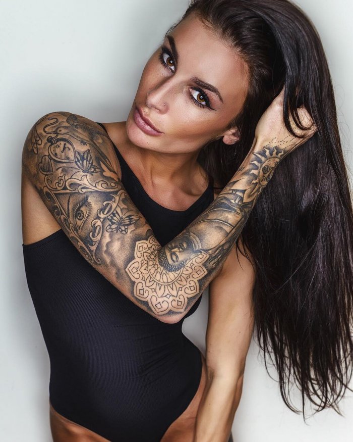 Красивые тату для девушек на руке