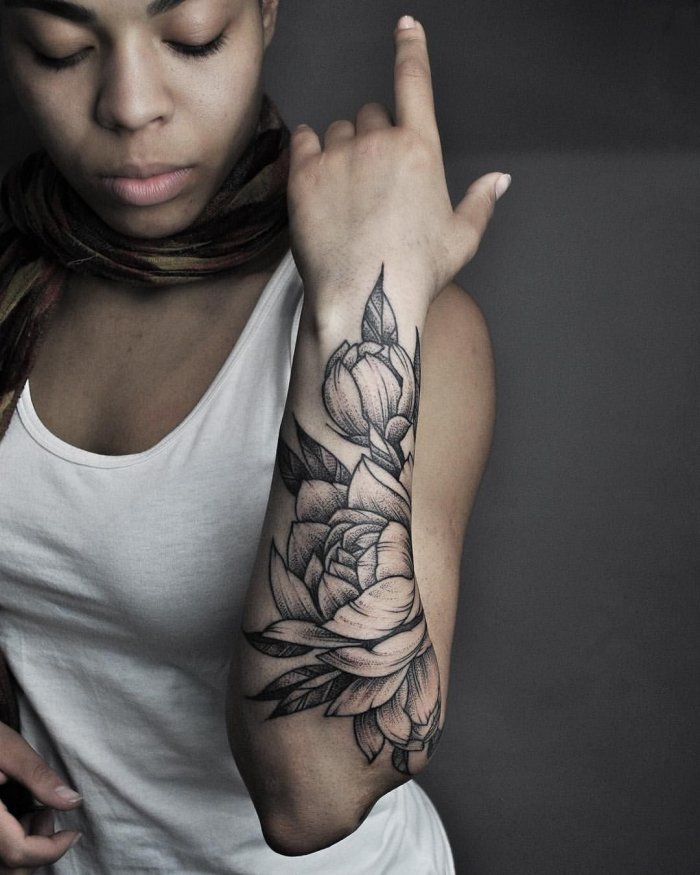 Красивые тату для девушек на руке