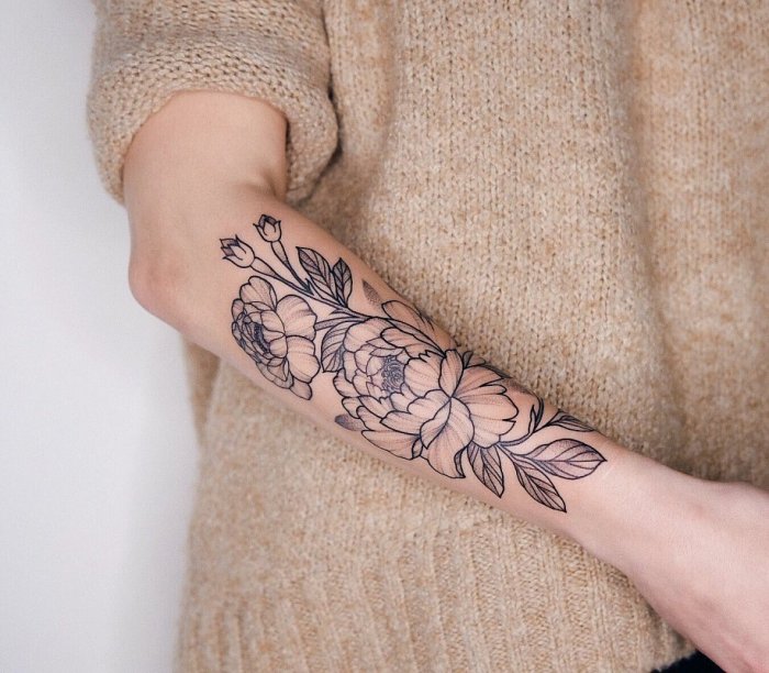 Тату на предплечье мужские