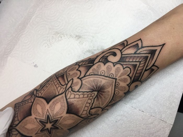 Тату на предплечье мужские