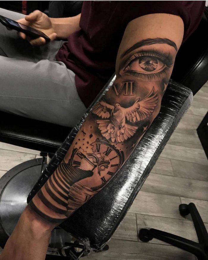 Тату предплечья мужские,запястье для мужчин