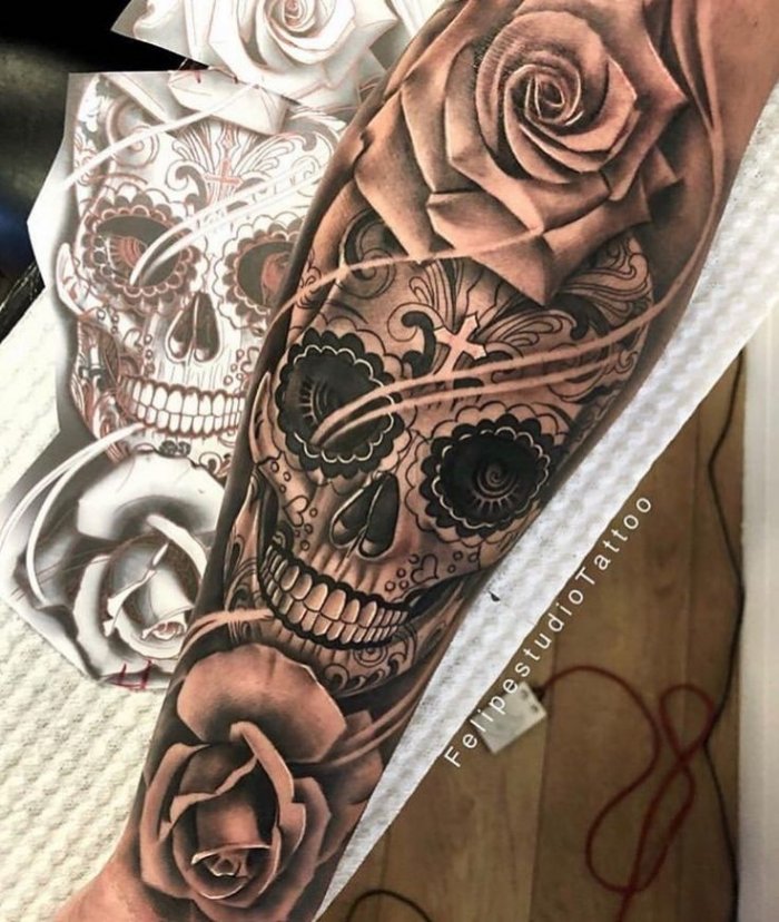 Татумна предплечье мужские