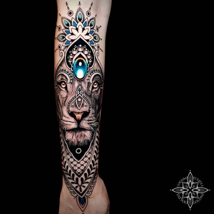 Тату на предплечье