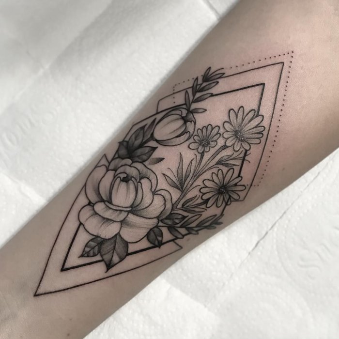 Красивые тату на предплечье мужские