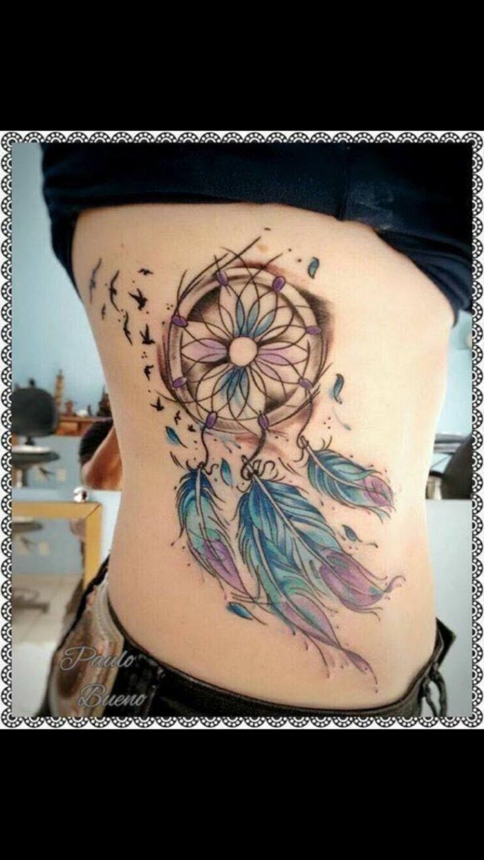 Тату Ловец снов для девушек